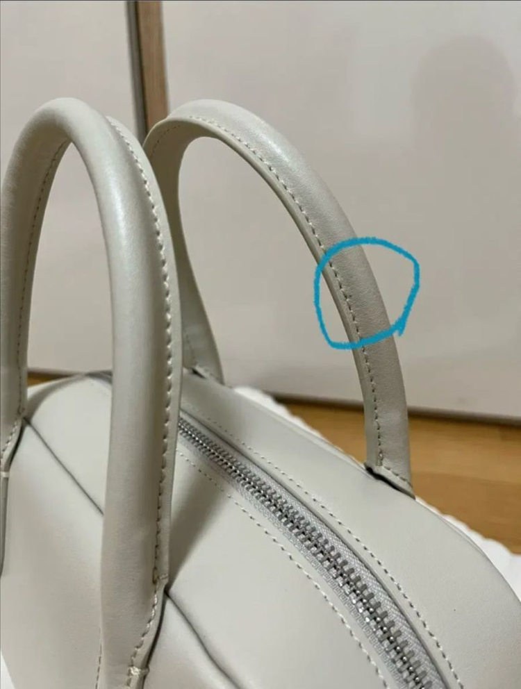 낫띵리튼 미니 골프백 오이스터 화이트 토트백 핸드백--7