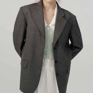 더바넷 grey trois blazer