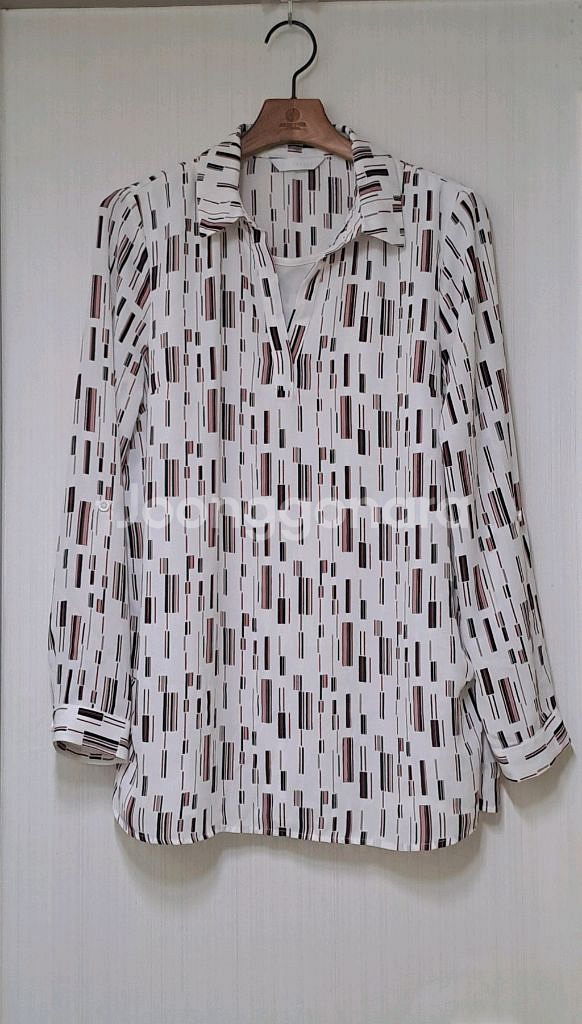 탑레이어드소매롤업블라우스--0