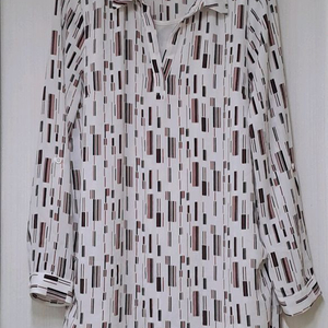 탑레이어드소매롤업블라우스