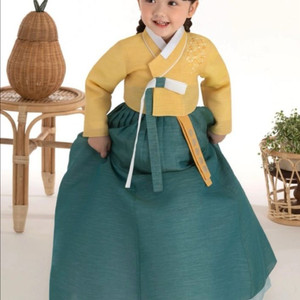 (새상품) 여아 아동 한복 5호