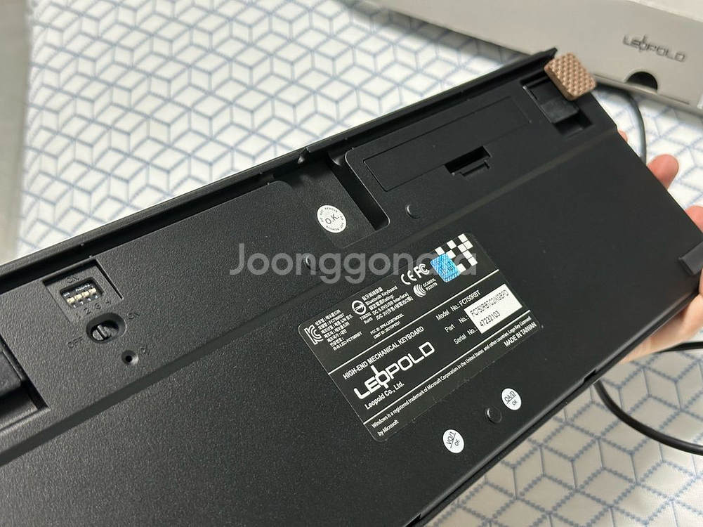 레오폴드 FC750RBT 그레이블루 정리합니다 (최상급--4