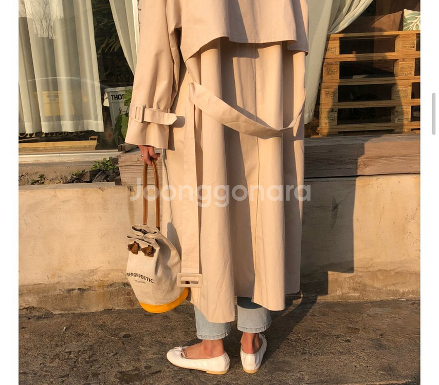 롱 트렌치코트 새상품--3