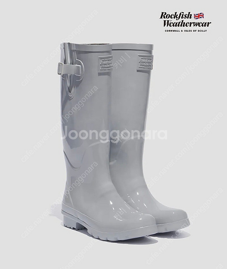 새상품)택포)락피쉬웨더웨어 롱 레인부츠/라이트그레이--1