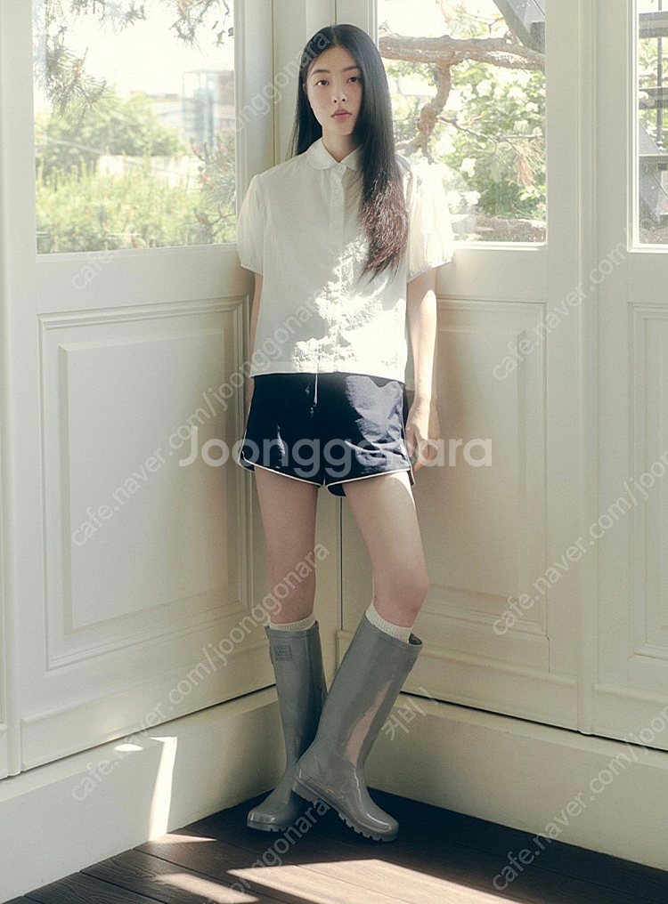 새상품)택포)락피쉬웨더웨어 롱 레인부츠/라이트그레이--5