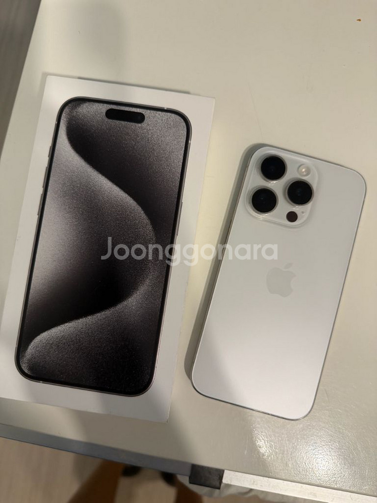 아이폰프로 15 128기가 실버--5