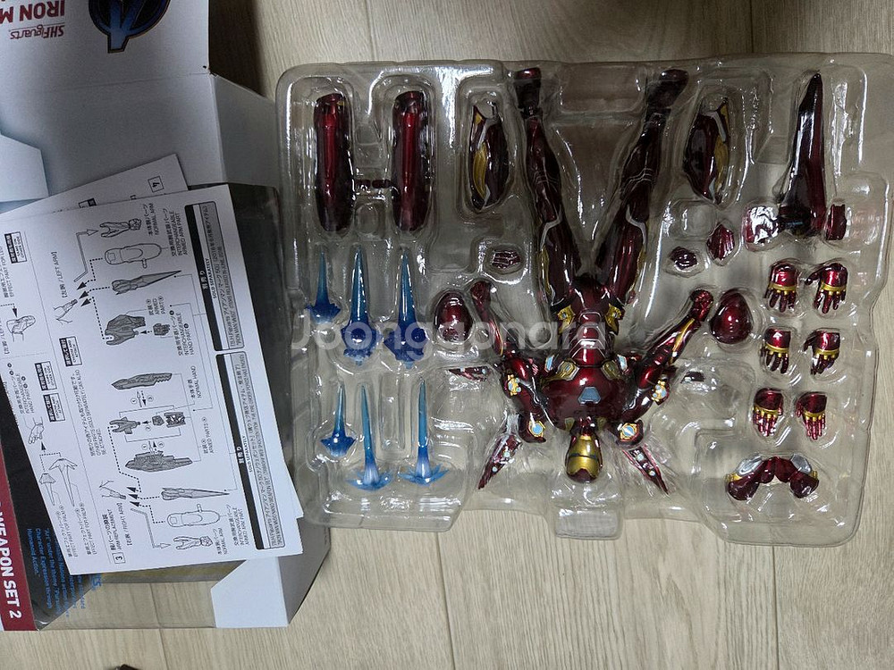 SHF 아이언맨 마크50 나노웨폰세트2--1