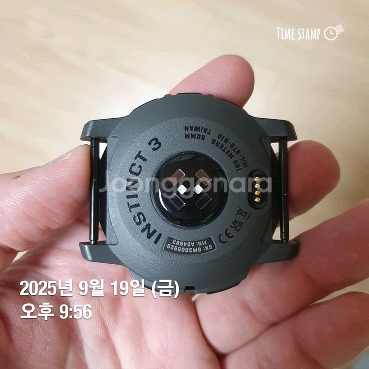 (풀박스,정품스트랩추가)가민 인스팅트3 50mm 솔라--5