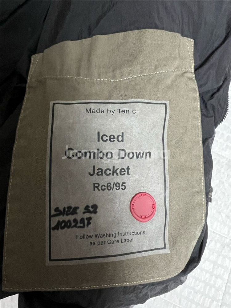 텐씨 TEN C 아이스드 콤보 다운 자켓 블랙--1