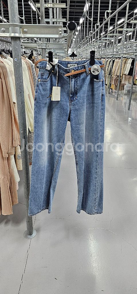 [MINE] 마인로고 벨트셋 데님 팬츠66--0