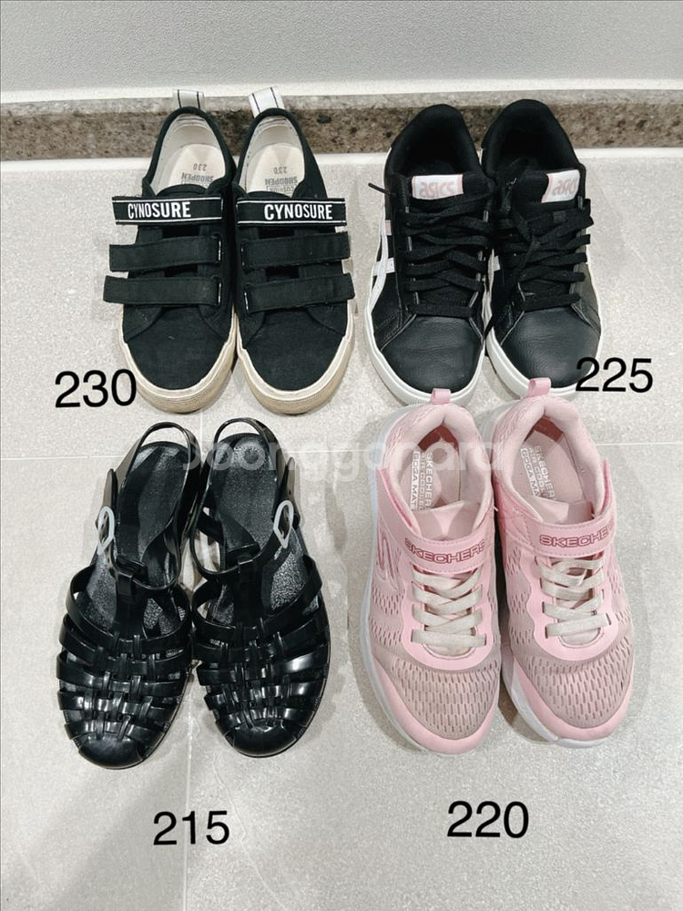 여아 신발(스케쳐스/아식스 등) 215-230--0