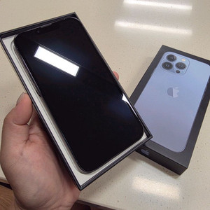 애플 아이폰13프로 256g 시에라블루 상태좋음