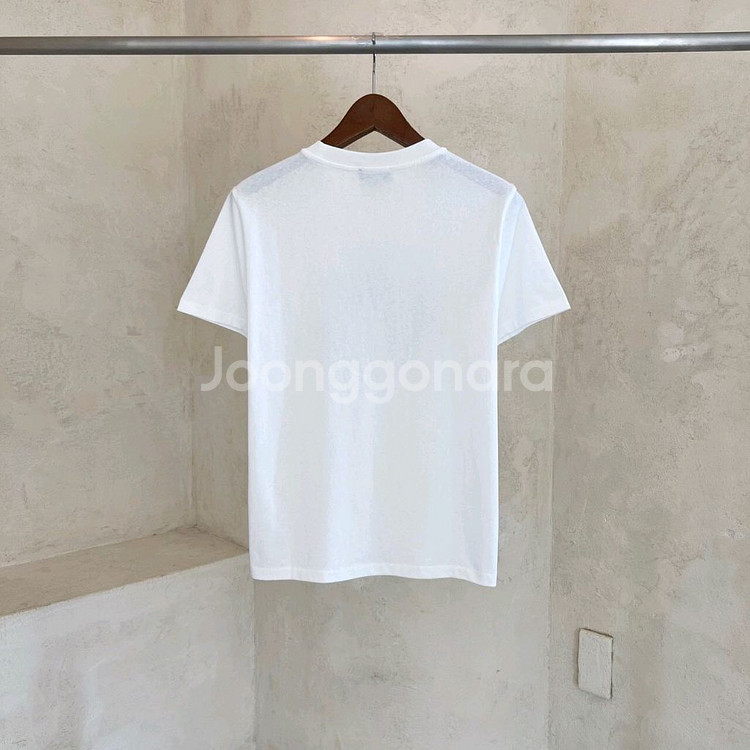 아페쎄 프린트 라벨 티셔츠--2