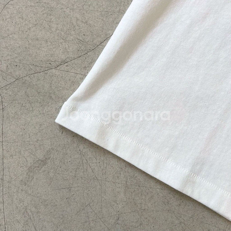 아페쎄 프린트 라벨 티셔츠--6