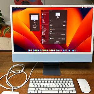 iMac 24인치 블루 8gb 256