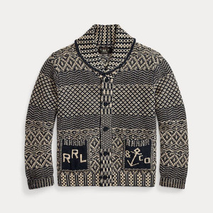 RRL 더블알엘 코튼 블렌드 숄 카디건 XL
