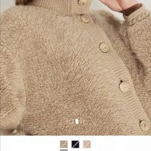 랑방 부클 니트 가디건 자켓