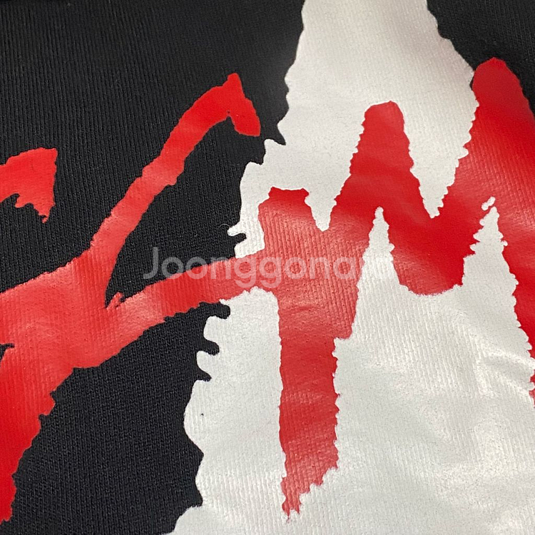 (정품) MSGM 키즈 블랙 기모 후드집업 14Y--5