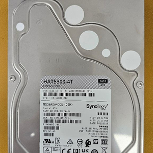 시놀로지 HAT5300-4T HDD 엔터프라이즈 신동품