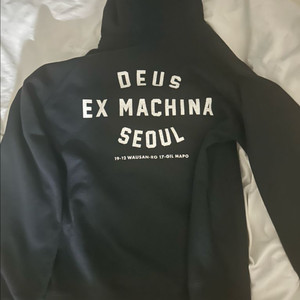 Deus 후드티 서울 XL 블랙