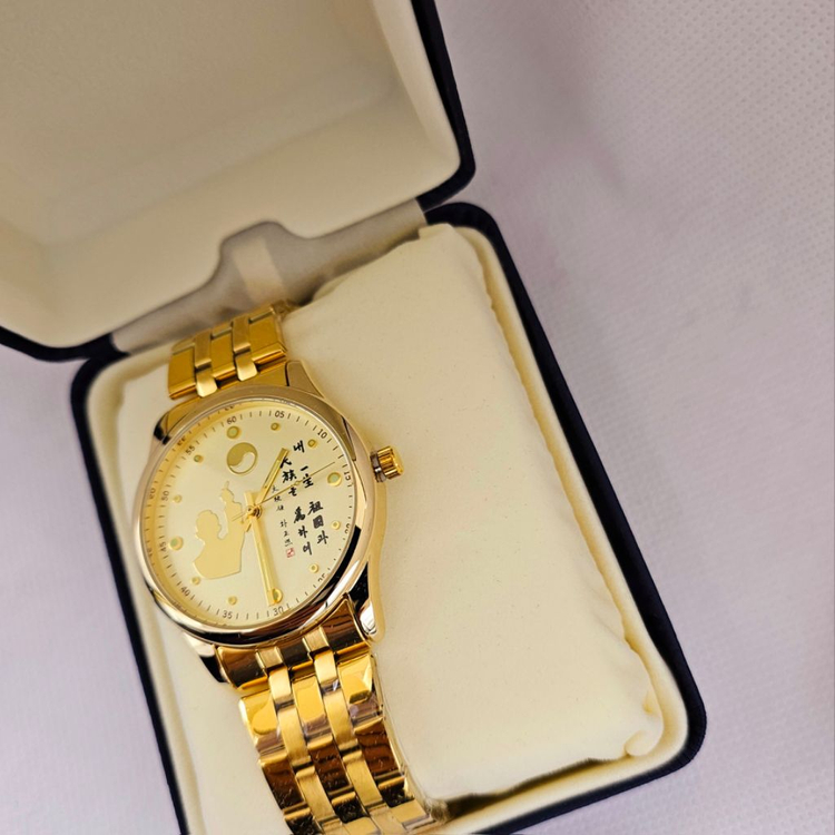 박정희 대통령 메탈밴드 기념시계최고급박정희대통령친필--3