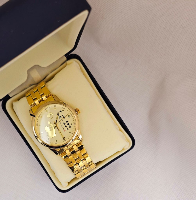 박정희 대통령 메탈밴드 기념시계최고급박정희대통령친필--4