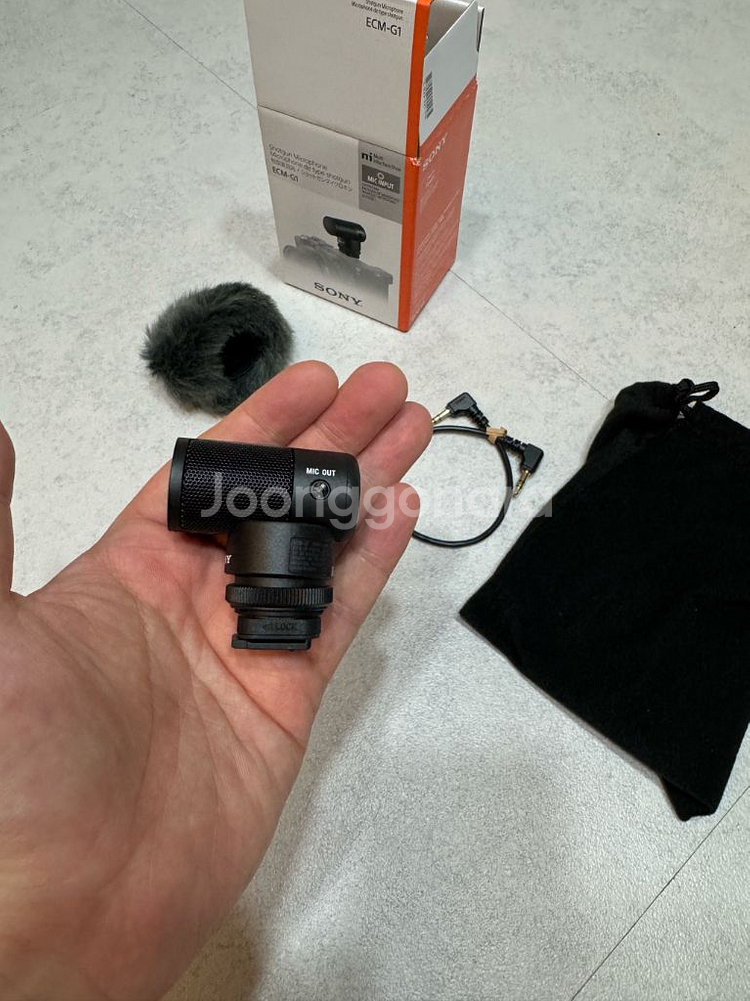 소니 ECM-G1 지향성 샷건 마이크--1