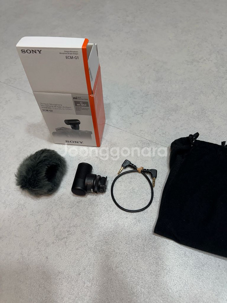 소니 ECM-G1 지향성 샷건 마이크--2
