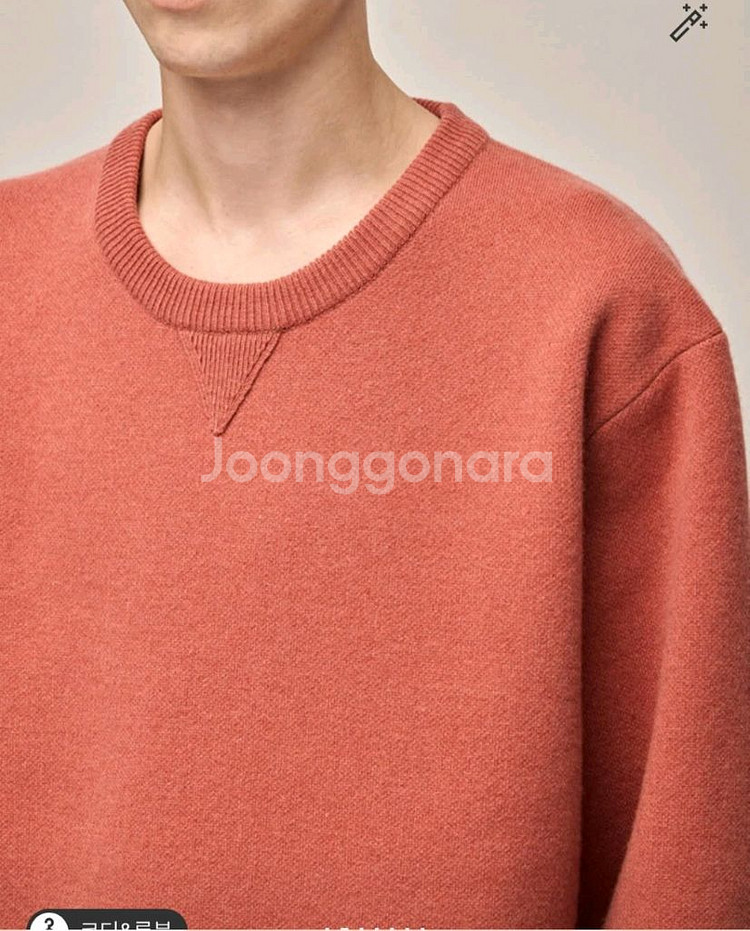 타임옴므 캐시미어 블랜드 니트 테라코타 100--1