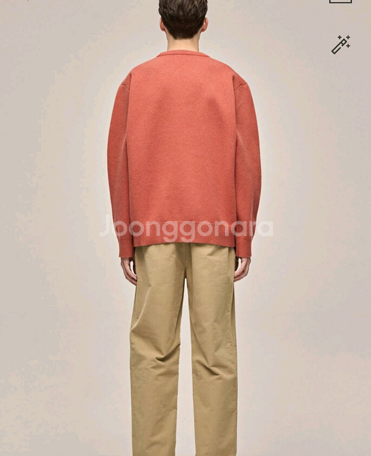 타임옴므 캐시미어 블랜드 니트 테라코타 100--2