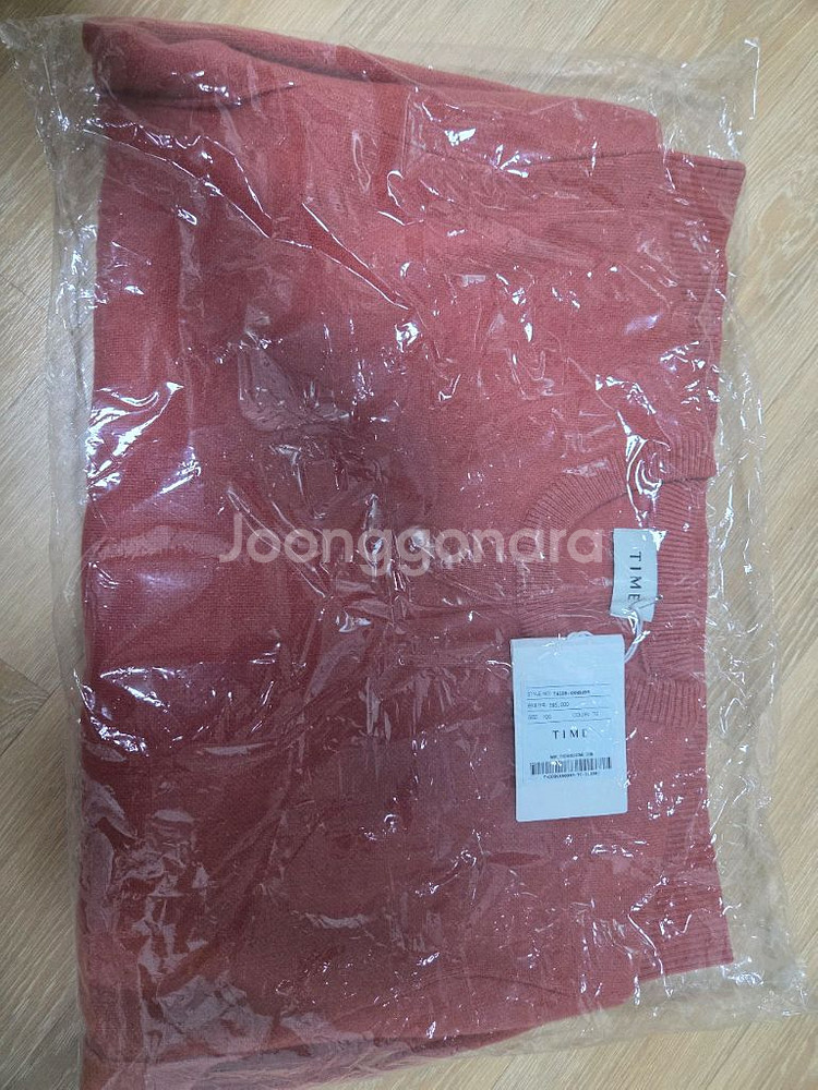 타임옴므 캐시미어 블랜드 니트 테라코타 100--4