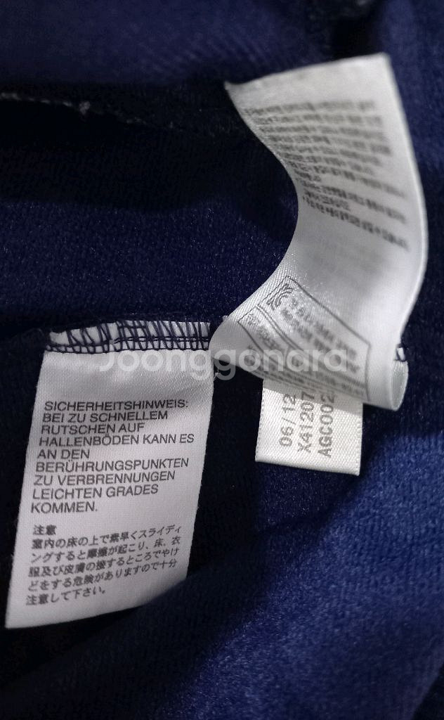 아디다스 네이비 트랙탑 저지 져지집업 100/L--5