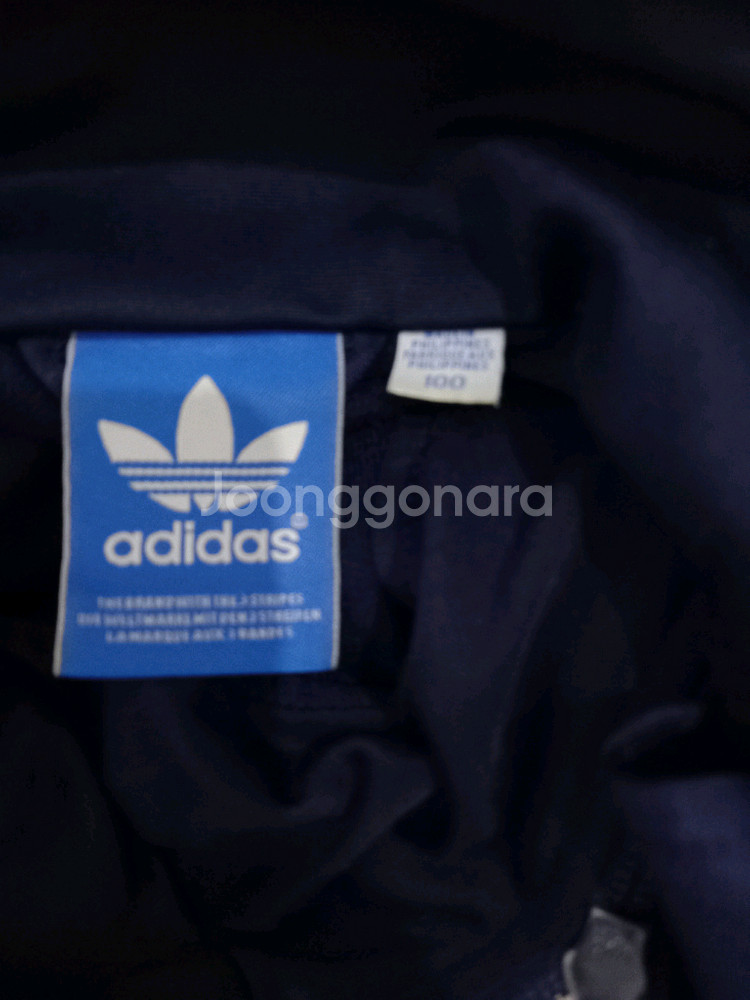 아디다스 네이비 트랙탑 저지 져지집업 100/L--3