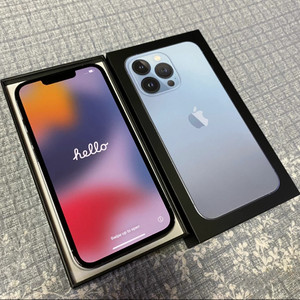 자급제 아이폰 13pro 512GB 시에라블루
