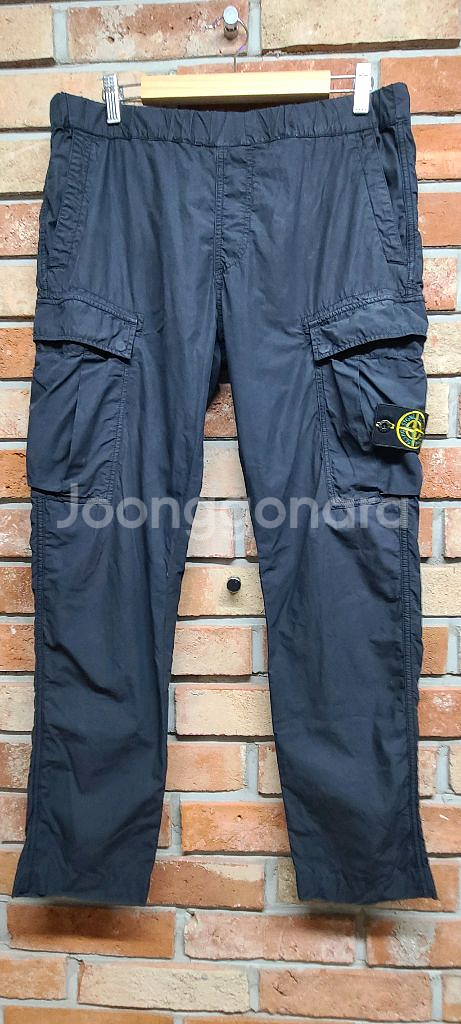 스톤아일랜드 카고 팬츠 블랙 32사이즈--0