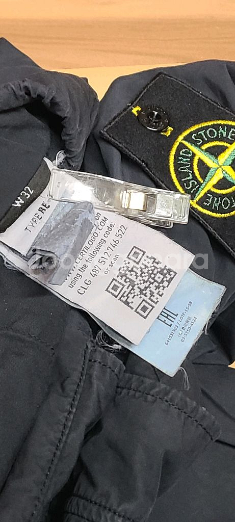 스톤아일랜드 카고 팬츠 블랙 32사이즈--4