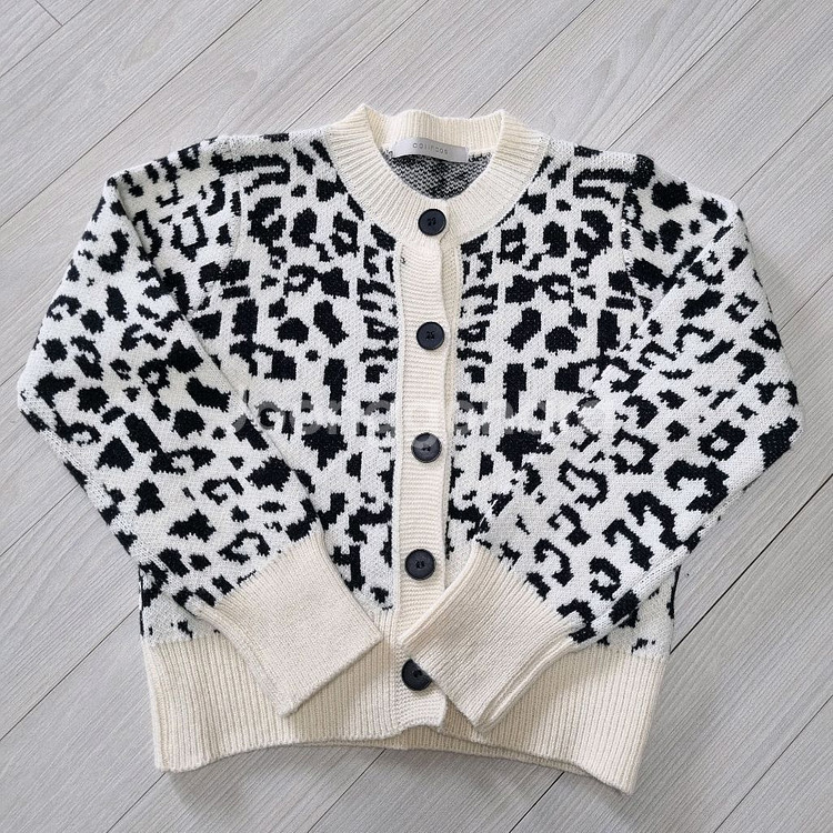 호피 가디건--1