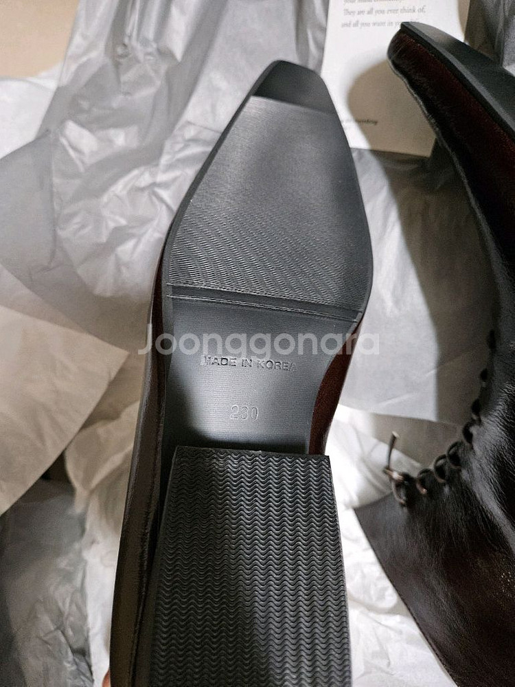 (새상품)뮤즈몽 소가죽 부츠 230--6