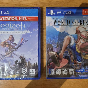 ps4 호라이즌 제로던 컴플릿,원피스 월드시커 새제품