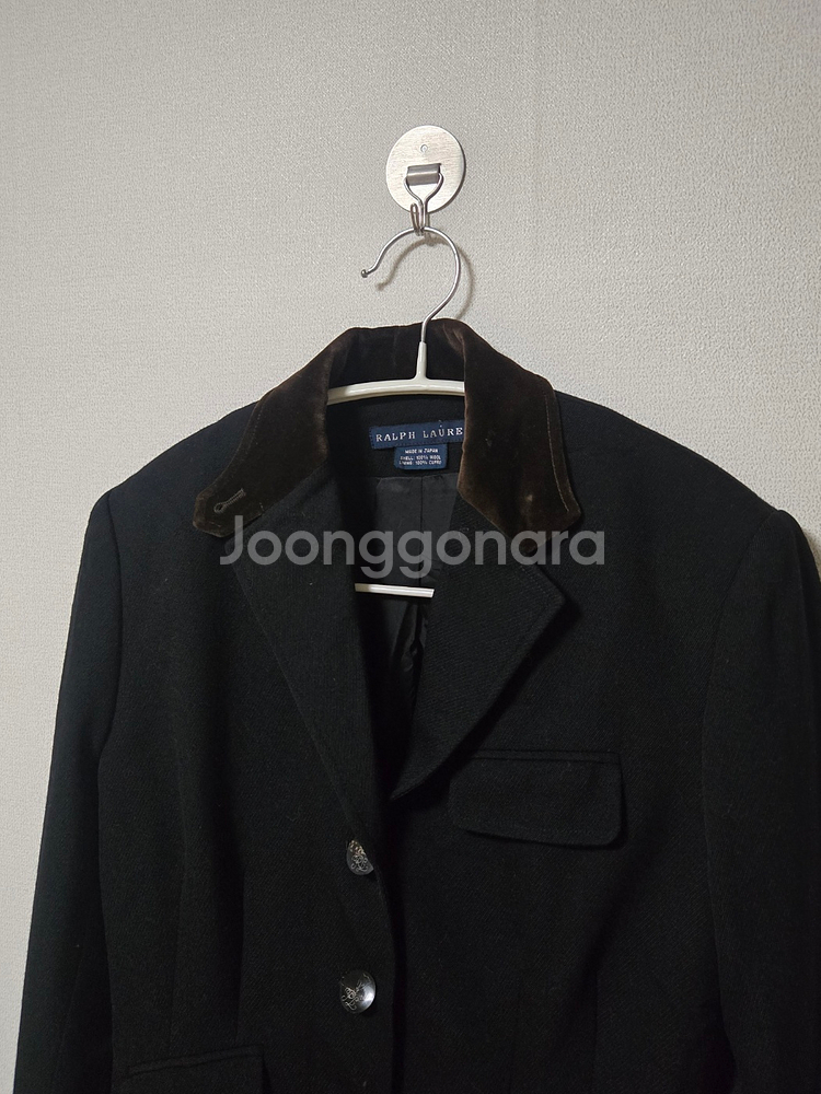 랄프로렌 염소가죽 칼라 자켓--2