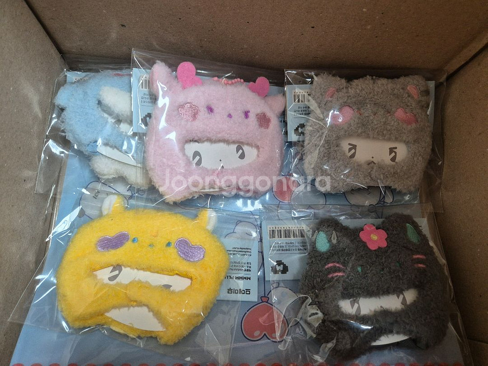 므메미무인형5종/모자5종/포카3종/바인더--2