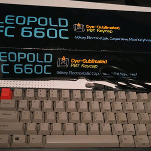풀윤활 레오폴드 fc660c 토프레 키보드 무접점