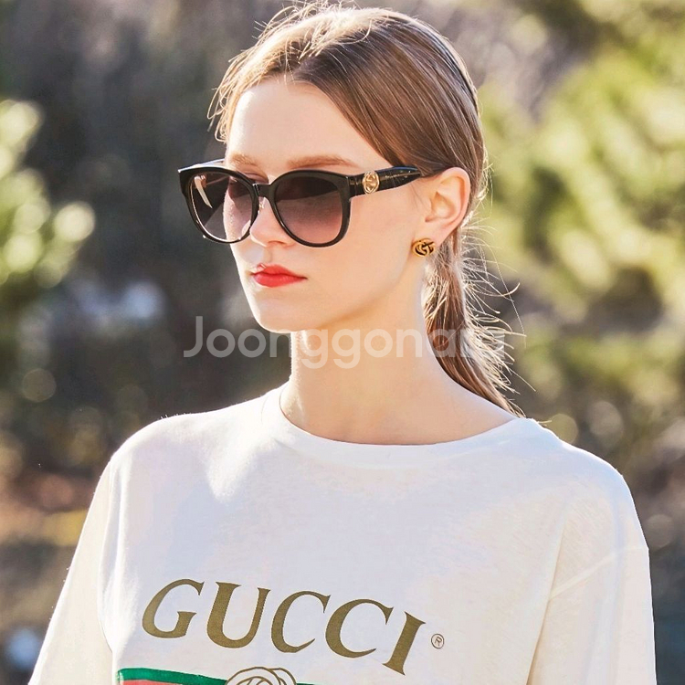 [새상품] 구찌 여성 선글라스 [블랙 그레이]--0