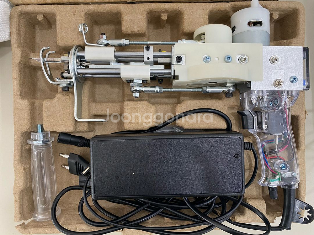 터프팅건(컷파일) 투명 새상품--0