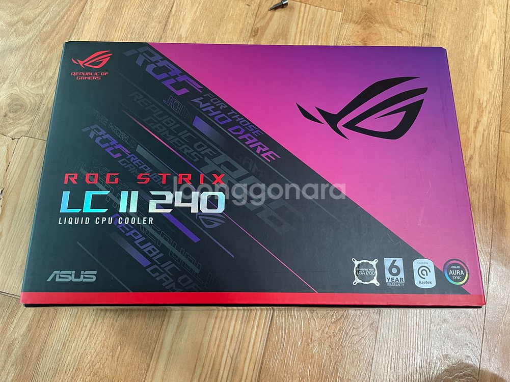 rog strix LC II 240 수냉 쿨러--0