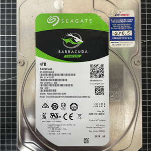 씨게이트 하드디스크 PC용 SATA 4TB