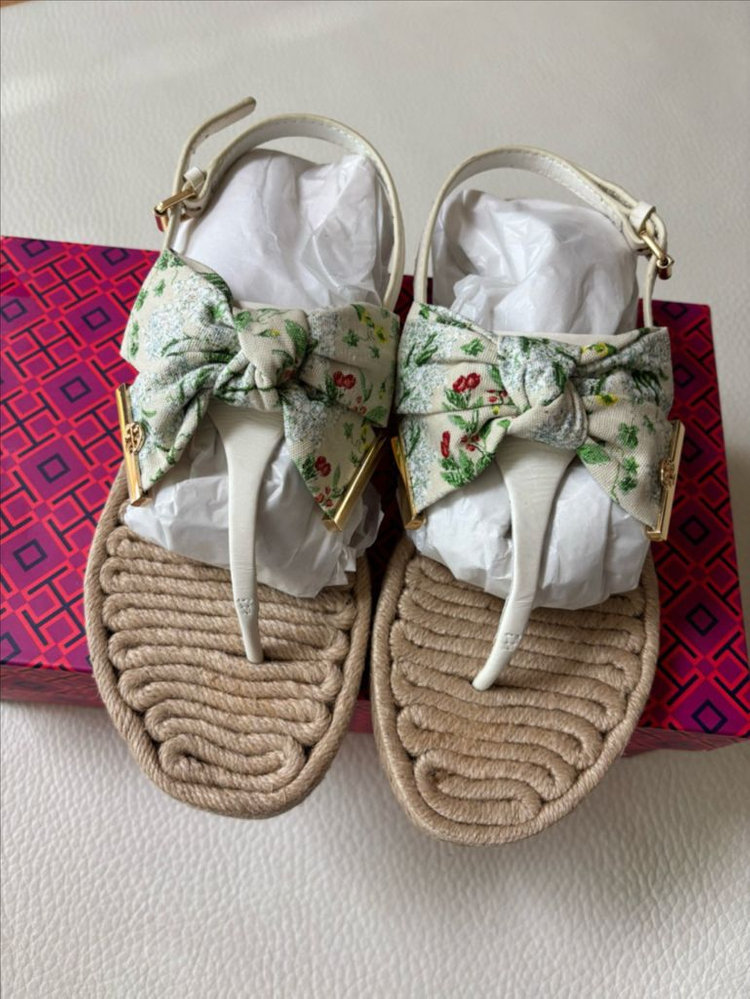 [미사용][정품]토리버치 에스파듀 리본샌들 이미지