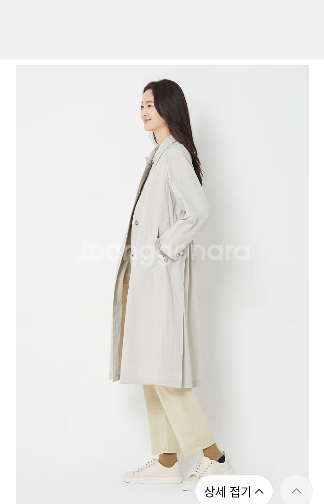 코오롱 에피그램 2021 트렌치코트 1회착 *^^*--0