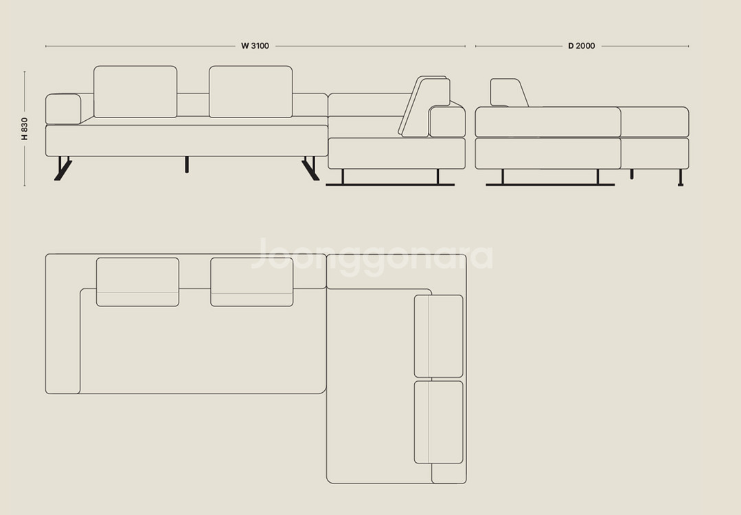 펠리토 랙돌 쇼파--2