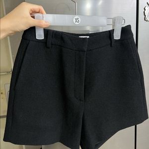 sie 이브 울 하프팬츠 블랙 xs 24fw